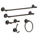 Delta Silverton 24 in. Towel Bar in Venetian Bronze, Mid-Century Style thumbnail 4