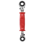 Milwaukee Lineman's 4-in-1 Insulated Ratcheting Box Wrench, 1000V UL Classified thumbnail 2