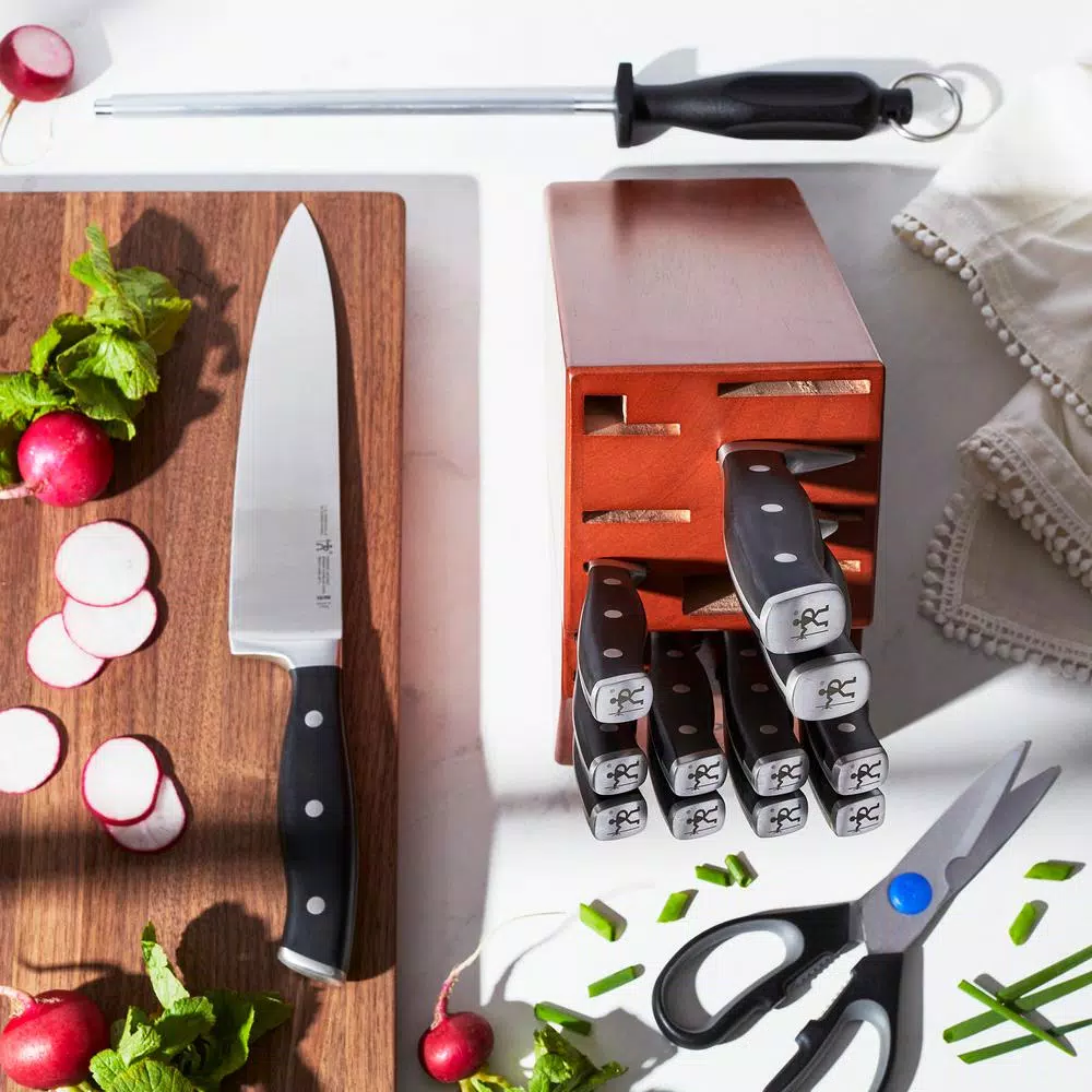 Henckels Forged Accent 15-Piece German Stainless Steel Knife Block Set