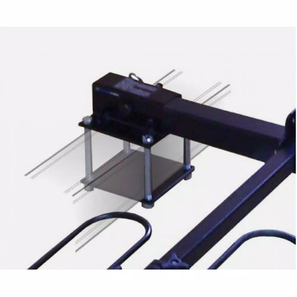 Swagman RV 1-Bike Rack Bumper Adapter for 4 to 4.5 in. Continuous Welded Steel Bumpers, 2 in. Receiver Hitch