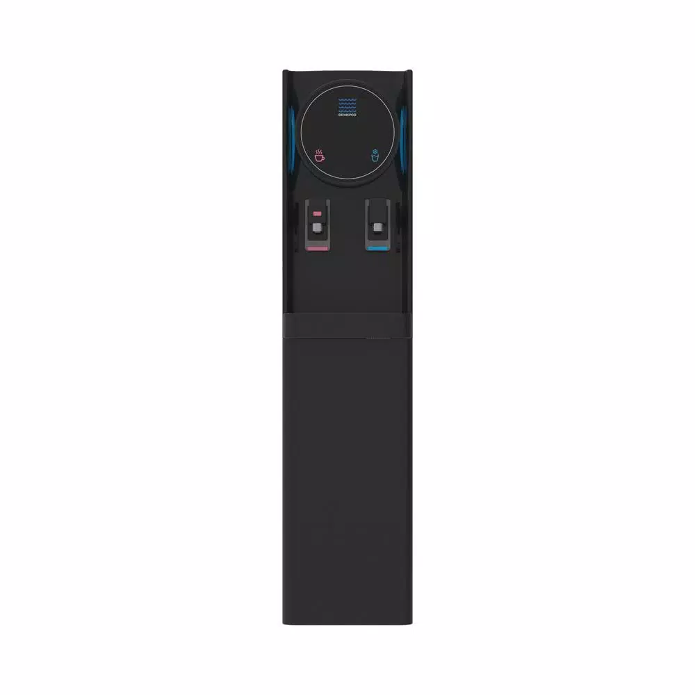DRINKPOD Series 6 Bottleless Water Filtration Cooler with Ultra Plus 3 Filters and Installation Kit, Black