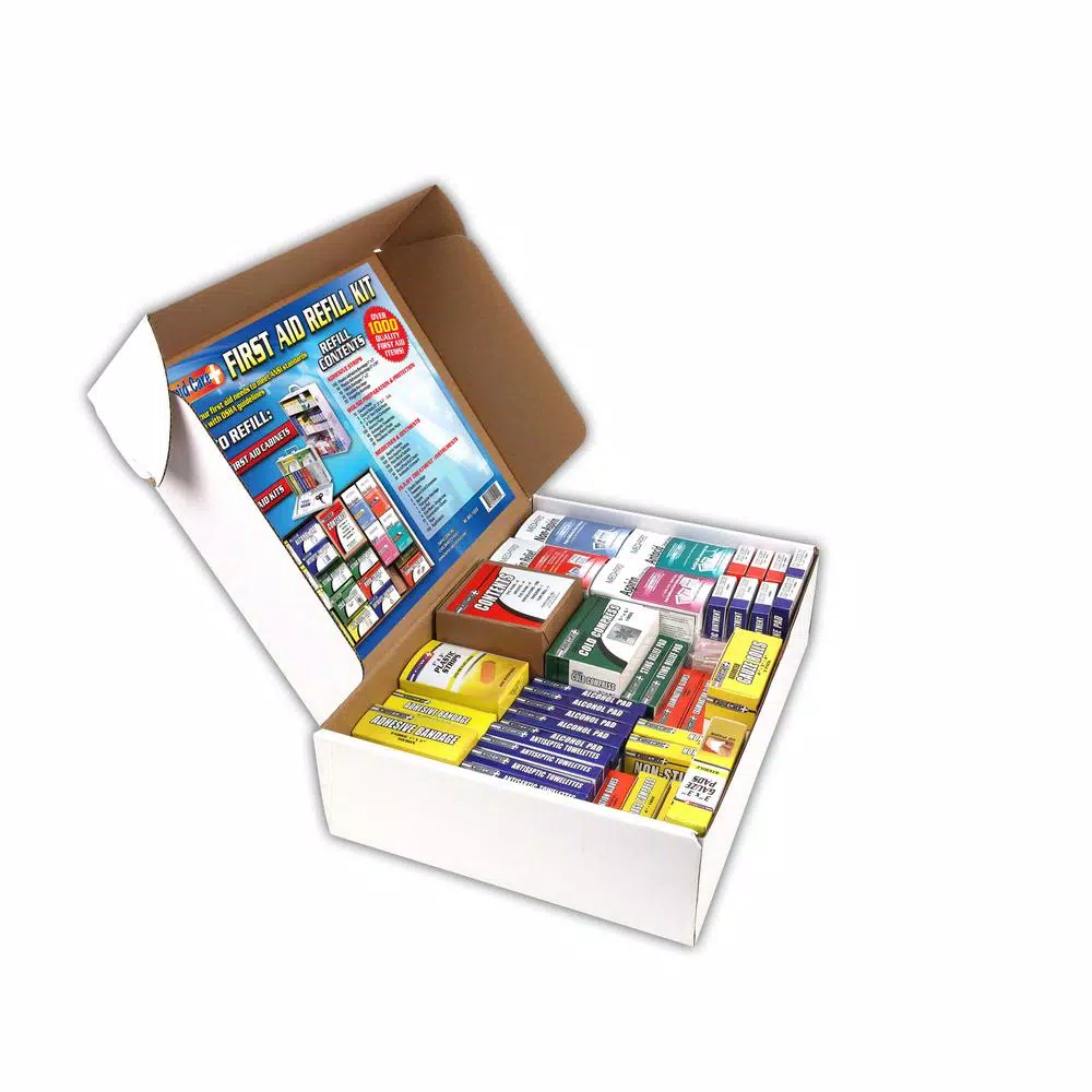 Rapid Care 643-Piece 3-Shelf First Aid Station Refill Kit - ANSI & OSHA Compliant
