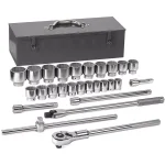 GearWrench 27-Piece 3/4 in. Drive SAE 12-Point Ratchet and Socket Set thumbnail 1