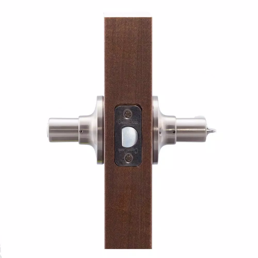 Copper Creek Daley Satin Stainless Steel Privacy Bed/Bath Door Lever