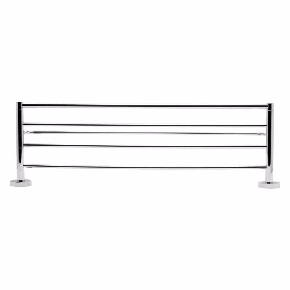 ALFI BRAND 25.75 in. Modern Wall Mount Towel Rack with Shelf, Polished Chrome