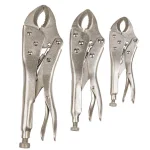 Stalwart 3-Piece Locking Plier Set with Storage Pouch, 10 in. thumbnail 1