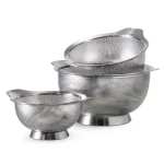 Tramontinas Gourmet 18/8 Stainless Steel Colander Set, 3-Piece thumbnail 5