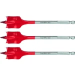 Hilti 7/8 in. x 6 in. High Speed Wood Spade Bits, 3-Piece Set thumbnail 1