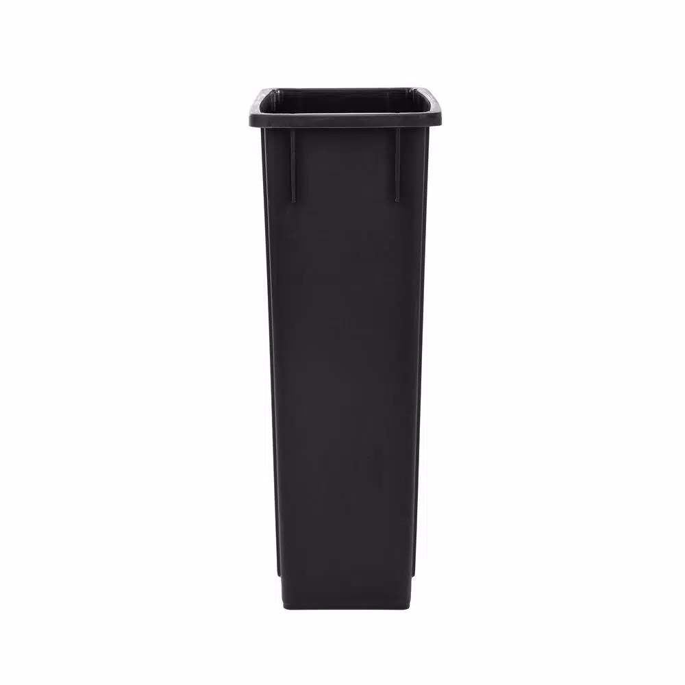 Alpine Industries 23 Gal. Black Commercial Waste Basket Trash Can