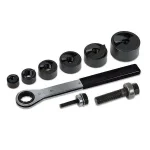 Klein Tools 9-Piece Knockout Punch and Ratcheting Wrench Set thumbnail 8