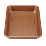 Ayesha Curry 9 x 13 in. Copper Nonstick Steel Cake Pan with Plastic Lid thumbnail 6