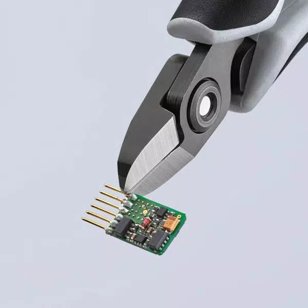 KNIPEX 5 in. Precision Electronics Diagonal Cutters, ESD Safe with Comfort Grip