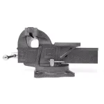 WEN 6-Inch Heavy-Duty Cast Iron Bench Vise with Swivel Base thumbnail 3