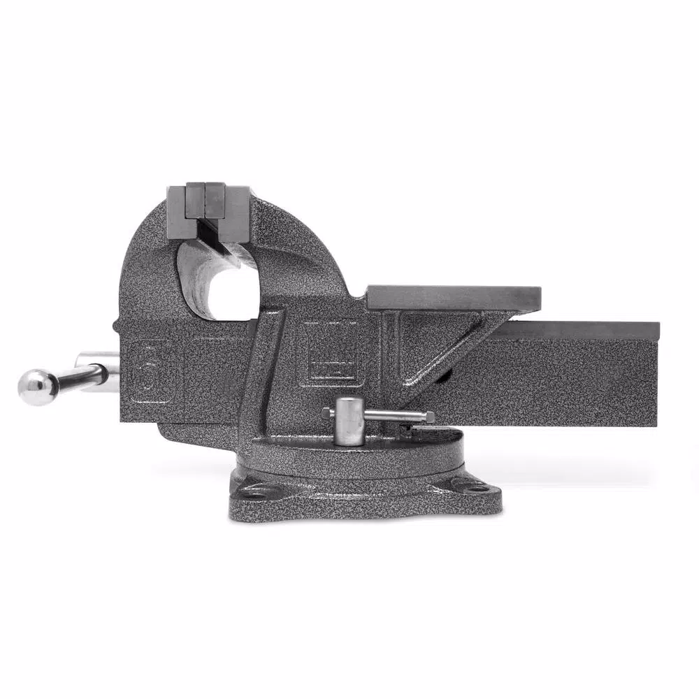 WEN 6-Inch Heavy-Duty Cast Iron Bench Vise with Swivel Base