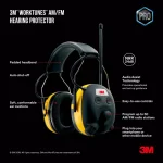 3M WorkTunes Digital Hearing Protector with AM/FM Radio and Auxiliary Jack thumbnail 8
