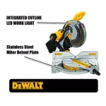 DEWALT 12 in. Double-Bevel Compound Miter Saw, 15 Amp, with Cutline LED thumbnail 3