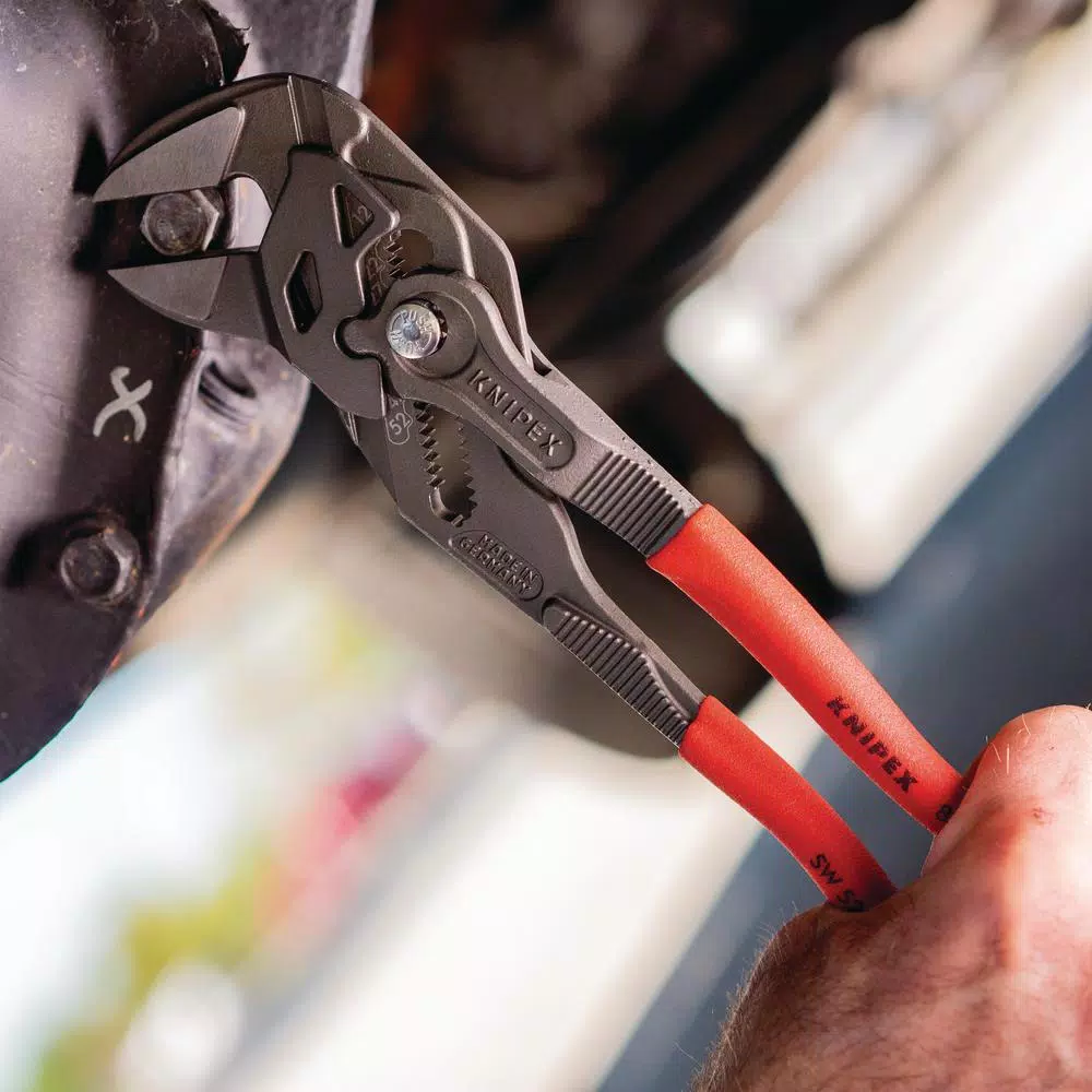 KNIPEX 10 in. Pliers Wrench with Black Finish