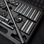 Stanley 26-Piece 1/2 in. Drive SAE Ratchet and Socket Set thumbnail 4