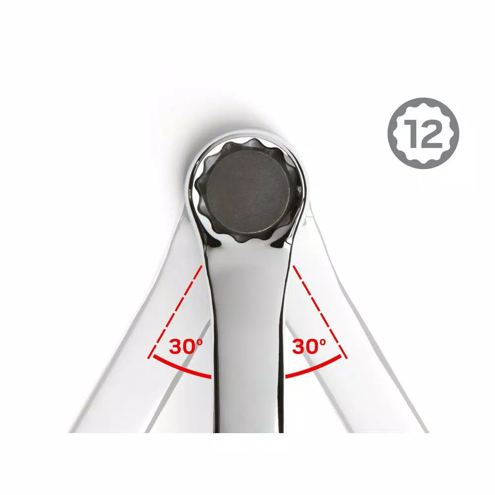 TEKTON 5-Piece 45° Offset Box End Wrench Set, SAE