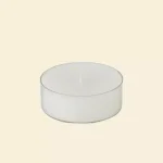 Zest Candle White Mega Oversized Tealight Candles, 2.25 in. Diameter, 10-Hour Burn Time (12-Pack) thumbnail 1
