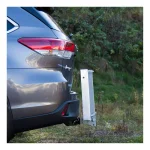 CURT 60" x 20" Aluminum Tray-Style Cargo Carrier with 2" Folding Shank, 500 lb. Capacity thumbnail 8