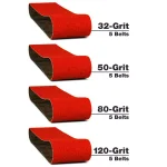 Diablo 3 in. x 18 in. Sanding Belt Assortment, 20-Pack (36, 50, 80, 120 Grit) thumbnail 1