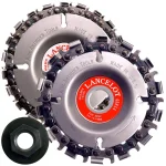 King Arthur's Tools Lancelot 14/22 Tooth Saw Chain Cutter Tandem Combo for Angle Grinders thumbnail 1