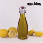 Mockins 17 oz. Glass Bottles with Swing Top Stoppers - Set of 6 with Funnel, Brush, and Gold Marker thumbnail 8