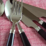 Gibson Home Sensations II 16-Piece Black Flatware Set with Wire Caddy, Service for 4 thumbnail 2