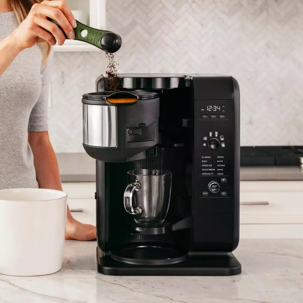 Ninja Hot and Cold Brew Programmable Drip Coffee and Tea Maker, 6.25-Cup, Black