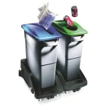 Rubbermaid Commercial Products Slim Jim Trashcan Dolly for Waste and Recycling Containers thumbnail 2