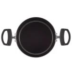 Farberware Neat Nest 6-Quart Aluminum Nonstick Saucepot with Glass Lid, Black thumbnail 2