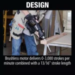 Makita 18V LXT Sub-Compact Brushless Cordless Reciprocating Saw (Tool-Only) thumbnail 13
