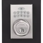 Defiant Satin Nickel Square Single Cylinder Electronic Keypad Deadbolt thumbnail 3