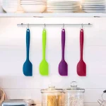 OVENTE Premium Silicone Spatula Set, 4-Piece Heat-Resistant Non-Stick Spatulas with Stainless Steel Core thumbnail 8