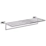 Nameeks Boutique Hotel 1-Bar Towel Rack, Polished Chrome Brass thumbnail 2