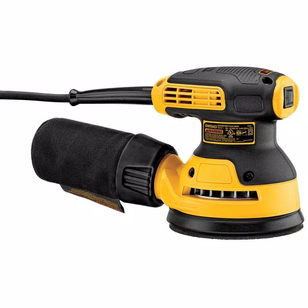 DEWALT DWE6423 5 in. Variable Speed Random Orbital Sander, 3 Amp, Corded