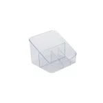 Mind Reader Multi-Purpose Clear Acrylic Organizer - 4 Compartment Storage for Vanity, Office, and Kitchen thumbnail 1