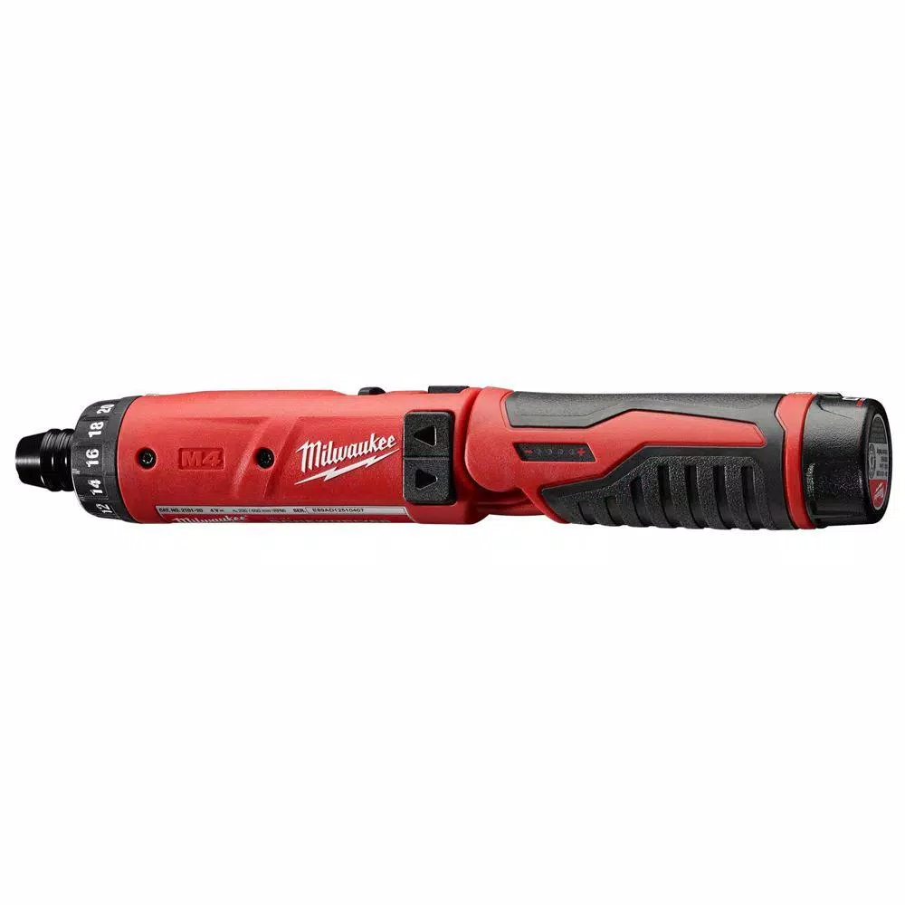 Milwaukee M4 4V Lithium-Ion Cordless 1/4 in. Hex Screwdriver Kit