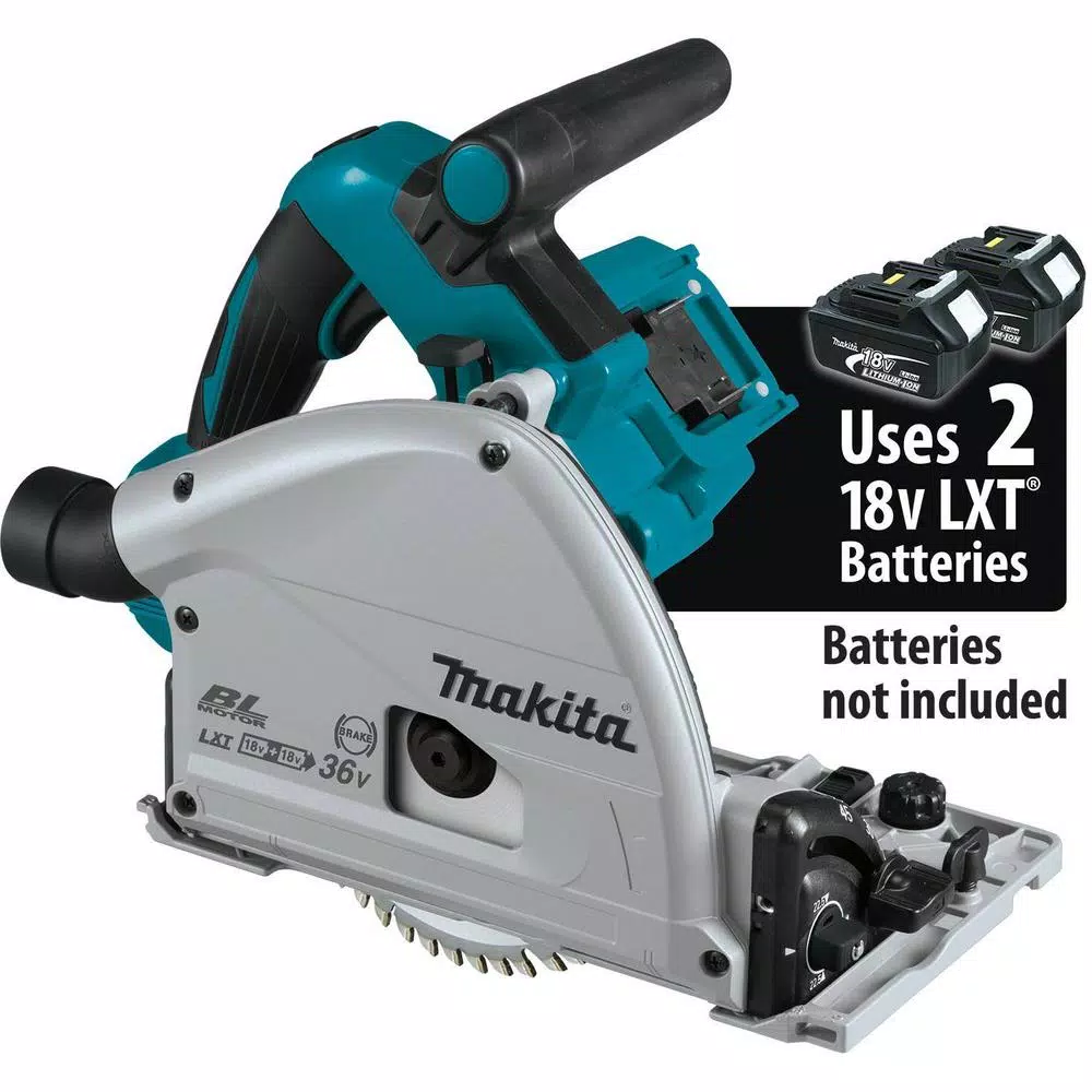 Makita 18V X2 LXT Brushless 6-1/2 in. Plunge Circular Saw with AWS (Tool Only)