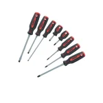 SUNEX TOOLS Sunex 8-Piece Combination Screwdriver Set with Overmolded Handles thumbnail 1
