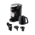 NuWave Bruhub Black Single Serve Coffee Maker with 42 oz. Carafe and Hot Water Function thumbnail 2