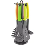 Southern Homewares 7-Piece Colorful Kitchen Utensil Set with Storage Holder thumbnail 1