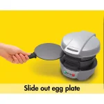 Hamilton Beach 600W Silver Non-Stick Breakfast Sandwich Maker thumbnail 6