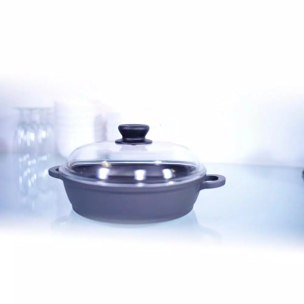 Berndes Classics 2.5 Qt. Non-Stick Cast Aluminum Saute Casserole with Glass Lid
