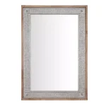 Home Decorators Collection Galvanized Antiqued Farmhouse Accent Mirror, 39 x 27 in. thumbnail 1