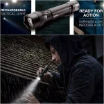 Energizer TAC-R 700 Rechargeable LED Tactical Flashlight, 700 Lumens, Aircraft-Grade Aluminum thumbnail 6