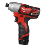 Milwaukee M12 12V Lithium-Ion Cordless 1/4 in. Hex Impact Driver Kit with (2) 1.5Ah Batteries, Charger & Case thumbnail 3