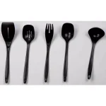 Home Basics 14-Piece Kitchen Tool Set with Revolving Storage Crock, Black thumbnail 4