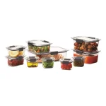 Rubbermaid Brilliance 20-Piece Food Storage Container Set, BPA-Free, Leak-Proof thumbnail 2